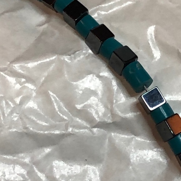 Silver and Turquoise Necklace - Picture 3 of 5